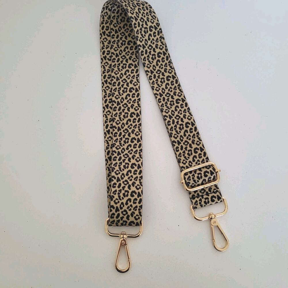 Unbranded Replacement Strap Shoulder Purse Bag Leopard Wide Gold Adjustable